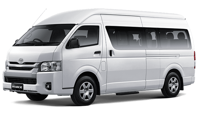 hiace commuter white