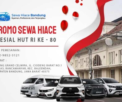 Promo Sewa Hiace Agustus 2025 Bandung Jakarta